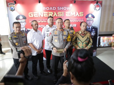 Kapolda Jatim Buka Road Show ‘Berantas Narkoba’ dengan P