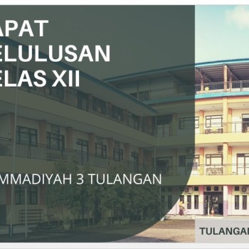 Rapat Pleno Kelulusan Siswa Kelas XII SMA Muhammadiyah 3 Tul